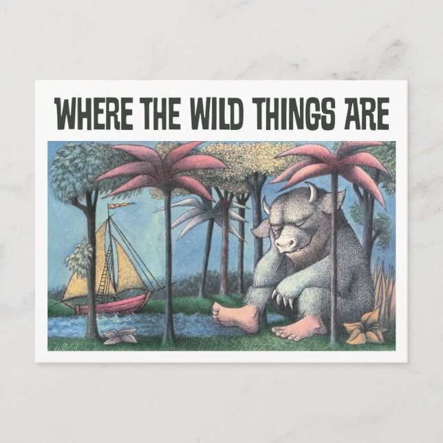 Where The Wild Things Are | Book Cover Postcard (Front)