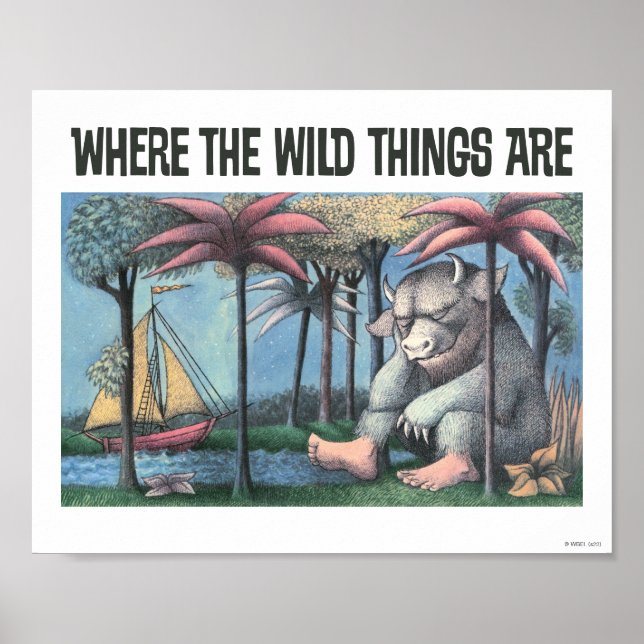 Where The Wild Things Are | Book Cover Poster (Front)