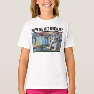 Where The Wild Things Are Book Cover T-Shirt