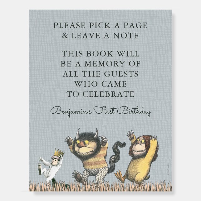 Where the Wild Things Are | Book Sign (Front)
