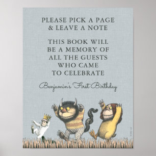 Where the Wild Things Are Book Sign