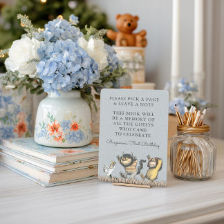 Where the Wild Things Are | Book Sign Invitation
