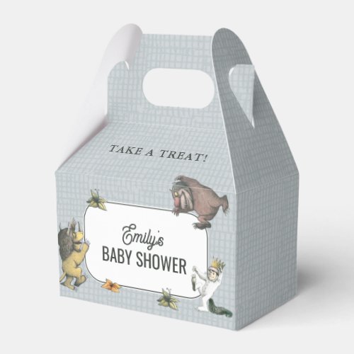 Where the Wild Things Are Character Baby Shower Favor Boxes