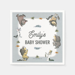 Where the Wild Things Are Character Baby Shower Napkins