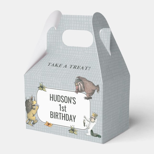 Where the Wild Things Are Character Birthday Favor Boxes (Front Side)