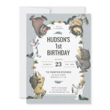 Where the Wild Things Are Character Birthday