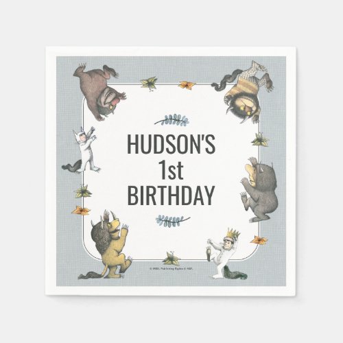 Where the Wild Things Are Character Birthday Napkins