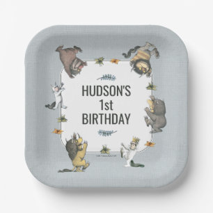 Where the Wild Things Are Character Birthday Paper Plates