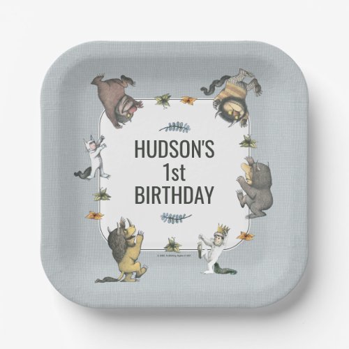 Where the Wild Things Are Character Birthday Paper Plates