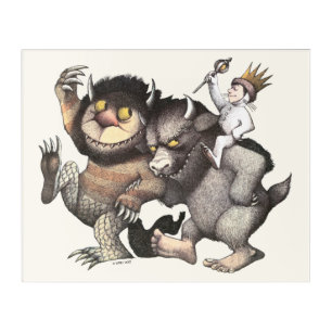Where the Wild Things Are Characters Acrylic Print
