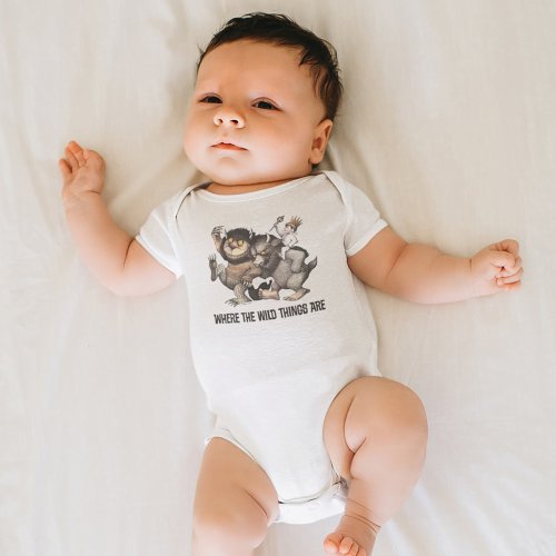 Where the Wild Things Are Characters Baby Bodysuit