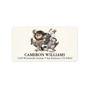 Where the Wild Things Are Characters Label