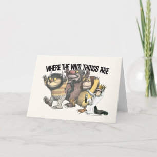 Where the Wild Things Are Characters & Logo Card