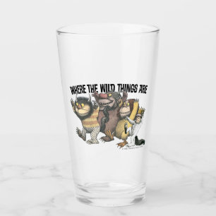 Where the Wild Things Are Characters & Logo Glass
