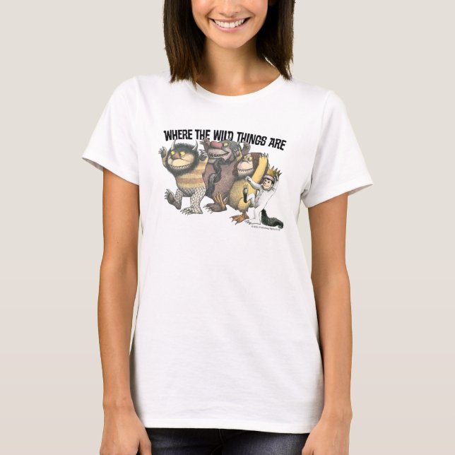 Where the Wild Things Are Characters & Logo T-Shirt (Front)