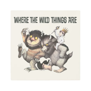 Where the Wild Things Are Characters Metal Print