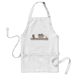 Where the Wild Things Are Characters on Logo Adult Apron