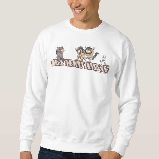 Where the Wild Things Are Characters on Logo Sweatshirt (Front)
