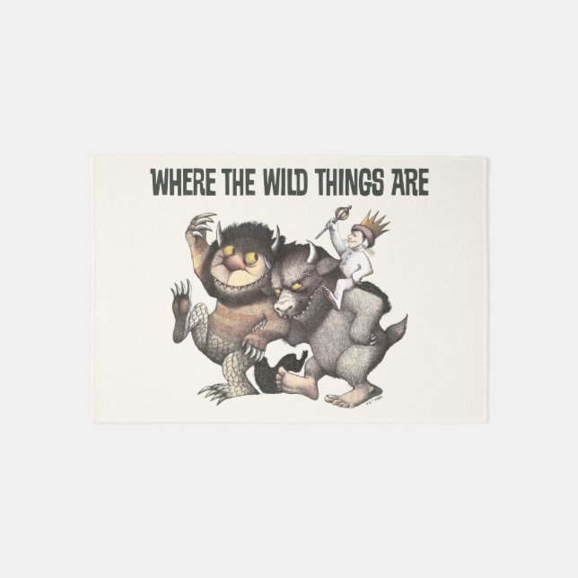 Where the Wild Things Are Characters Rug (Front)