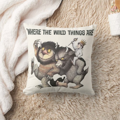 Where the Wild Things Are Characters Throw Pillow