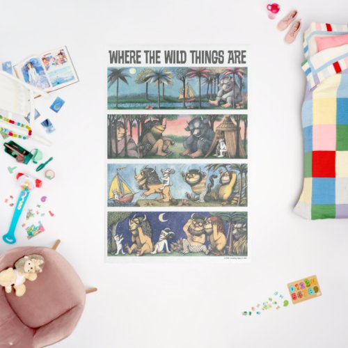 Where the Wild Things Are Classic Story Scenes Rug