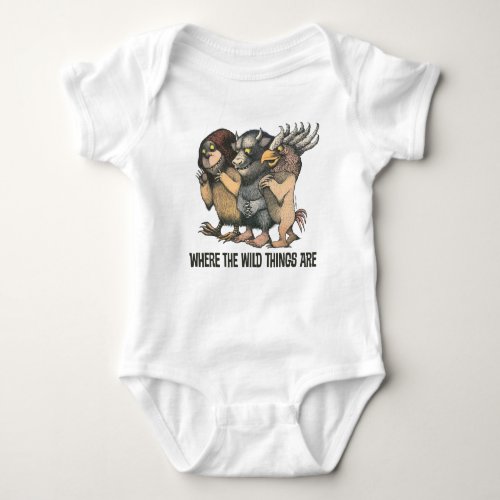 Where the Wild Things Are  Creatures Baby Bodysuit