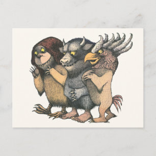 Where the Wild Things Are Creatures Postcard