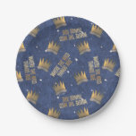 Where the Wild Things Are Crown and Stars Pattern Paper Plates
