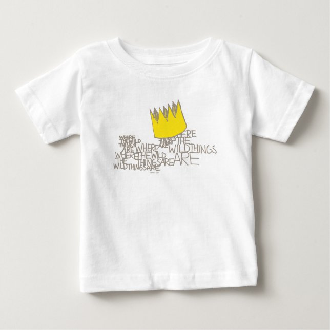 Where the Wild Things Are | Crown Baby T-Shirt (Front)