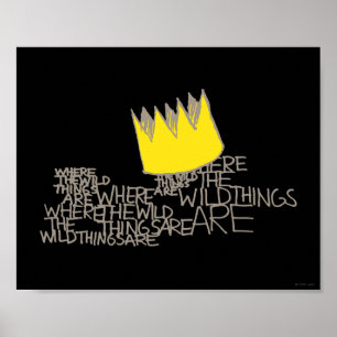 Where the Wild Things Are Crown Poster