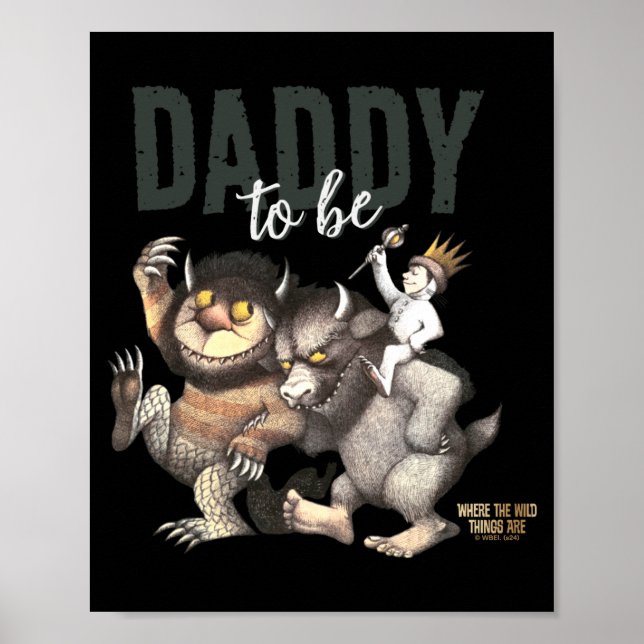 Where The Wild Things Are Daddy To Be _1  Poster (Front)