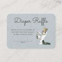 Where the Wild Things Are - Diaper Raffle Insert
