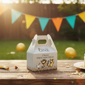 Where the Wild Things Are First Birthday Favor Boxes