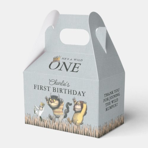 Where the Wild Things Are First Birthday Favor Boxes
