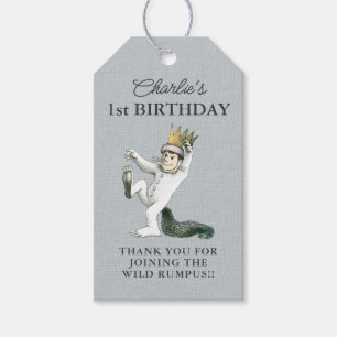 Where the Wild Things Are First Birthday Favor Gift Tags