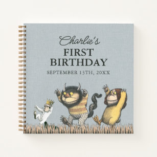 Where the Wild Things Are First Birthday Notebook