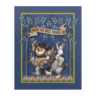 Where the Wild Things Are Graphic Acrylic Print