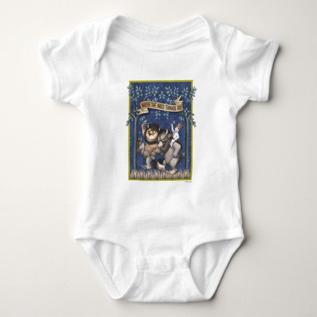 Where the Wild Things Are Graphic Baby Bodysuit (Front)