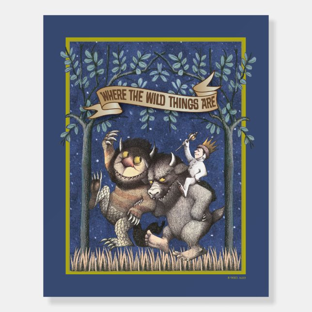 Where the Wild Things Are Graphic Foam Board (Front)