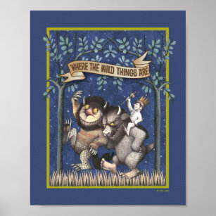 Where the Wild Things Are Graphic Poster