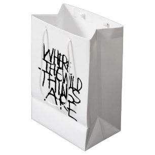 Where the Wild Things Are Handwritten Medium Gift Bag
