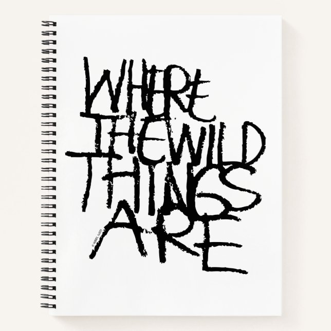Where the Wild Things Are | Handwritten Notebook (Front)