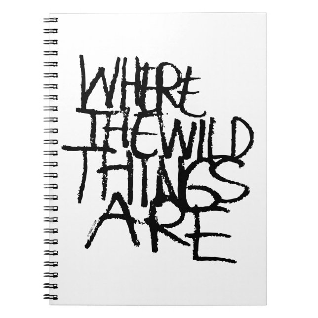 Where the Wild Things Are | Handwritten Notebook (Front)