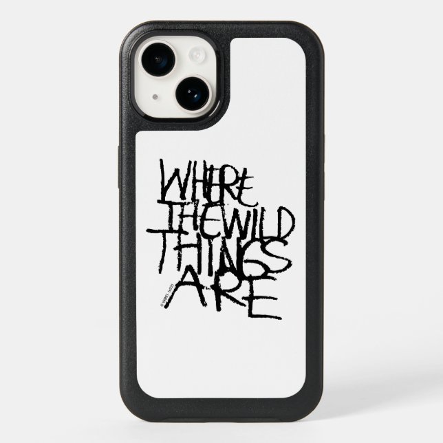 Where the Wild Things Are | Handwritten Otterbox iPhone Case (Back)