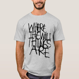 Where the Wild Things Are Handwritten T-Shirt