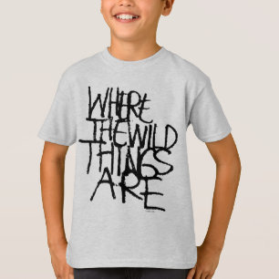 Where the Wild Things Are   Handwritten T-Shirt