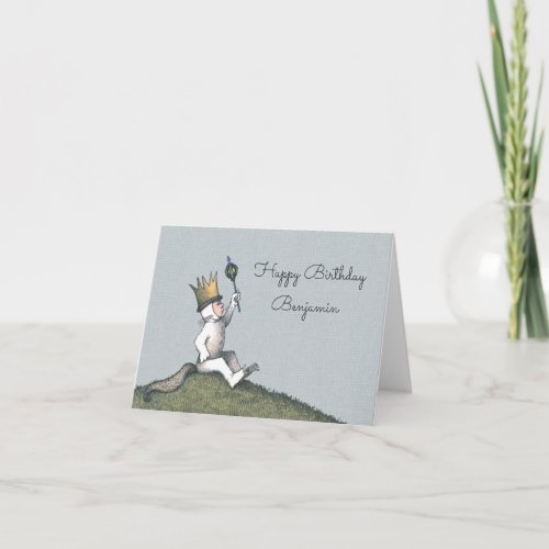 Where the Wild Things Are  Happy Birthday Card