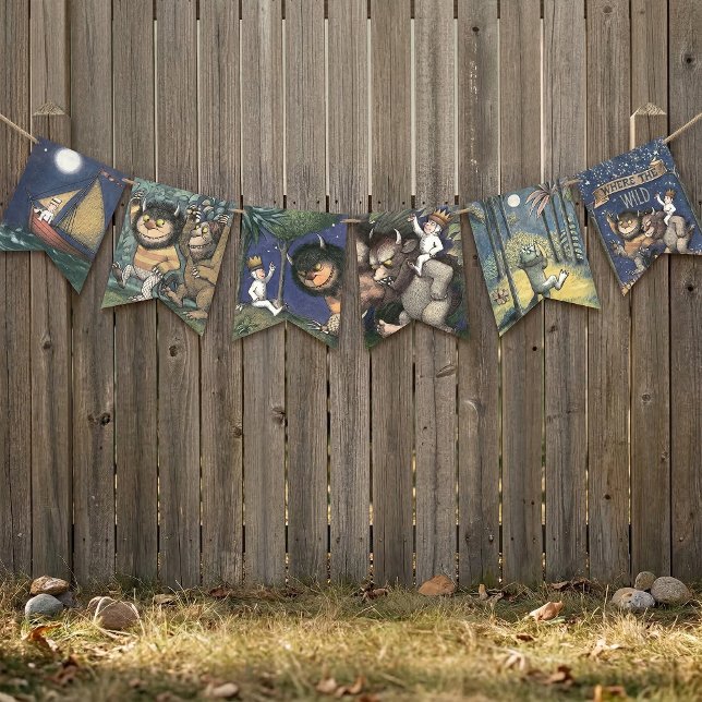 Where the Wild Things Are Illustrated Bunting Flags (Creator Uploaded)