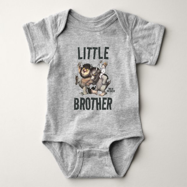 Where the Wild Things Are | Little Brother Baby Bodysuit (Front)