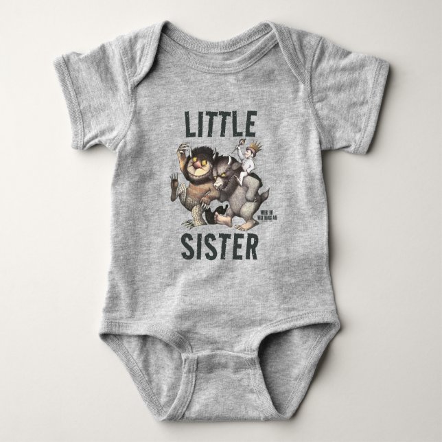 Where the Wild Things Are | Little Sister Baby Bodysuit (Front)